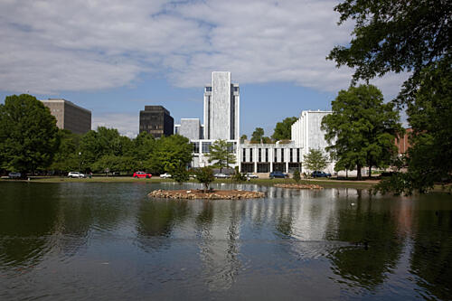 Scenic Downtown Huntsville, Alabama III Art Print