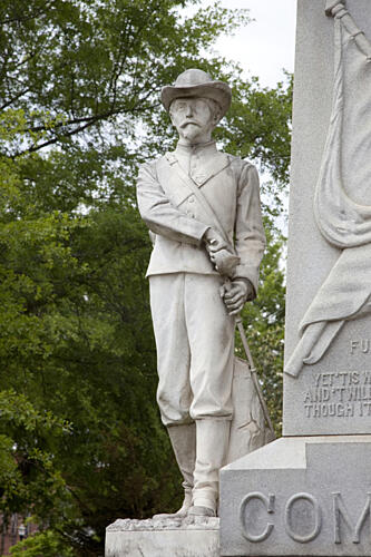 Confederate Statue in Jasper, Alabama II Art Print