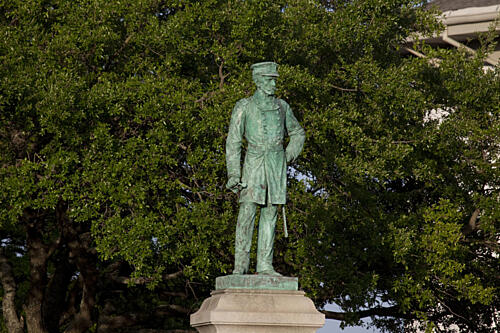 Statue of Rear Admiral Semmes of the C.s. Navy, Mobile, Alabama Art Print