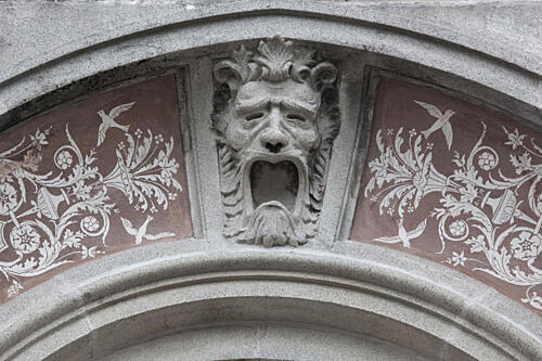Exterior Architectural Details of the Saenger Theatre in Mobile, Alabama I Art Print