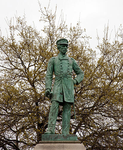 Statue of Rear Admiral Raphael Semmes, Mobile, Alabama Art Print
