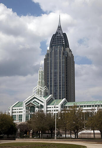 Convention Center and Rsa Tower in Mobile, Alabama Art Print
