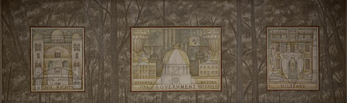 Mural at Alabama Department of Archives and History, Montgomery, Alabama IV Art Print