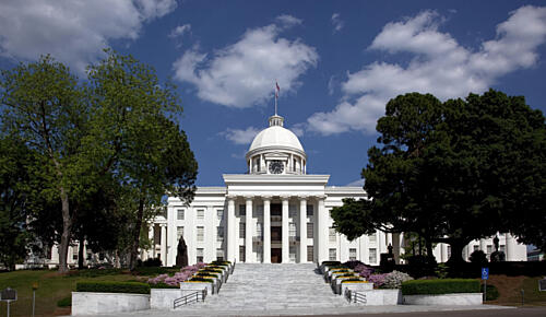 Capitol Building, Mongomery, Alabama Art Print
