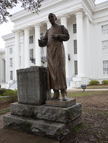 Statue of John Allen Wyeth, Confederate Soldier, State Capitol in Montgomery, Alabama Architecture Print