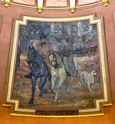 Mural Depicting Alabama History by Roderick Mckenzie III Architecture Print