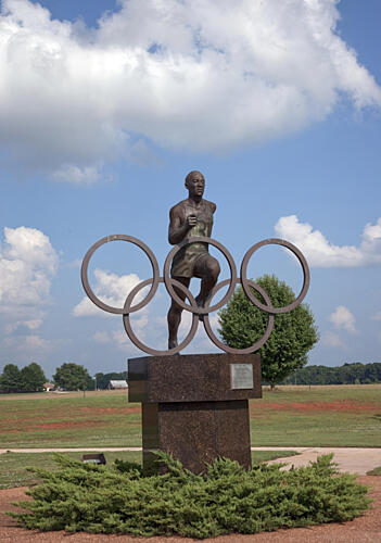 Jesse Owens Memorial at the Jesse Owens Museum, Oakville, Alabama Art Print