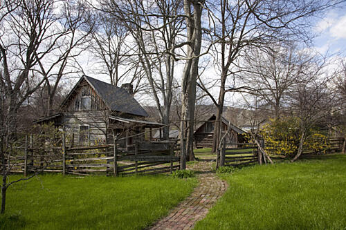 Sage Town, Buildings from the 1800s, Scottsboro, Alabama I Art Print