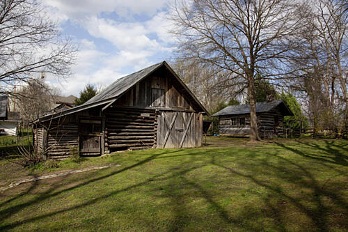 Sage Town, Buildings from the 1800s, Scottsboro, Alabama III Art Print