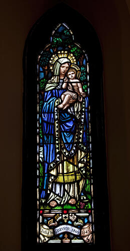 Stained Glass Windows, St. Pauls Episcopal Church, Selma, Alabama VIII Art Print