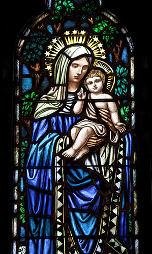 Stained Glass Windows, St. Pauls Episcopal Church, Selma, Alabama IX Art Print