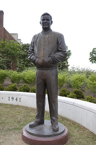 Statues Outside of the Bryant-Denny Stadium, Tuscaloosa, Alabama II Art Print