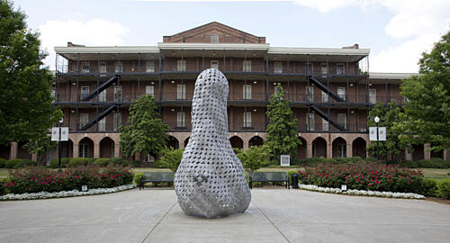 Outdoor Art at the University in Tuscaloosa, Alabama Art Print