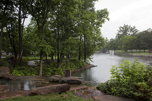 Spring Park, Tuscumbia, Alabama V Art Print