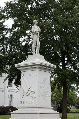Confederate Statue, Tuscumbia, Alabama Architecture Print