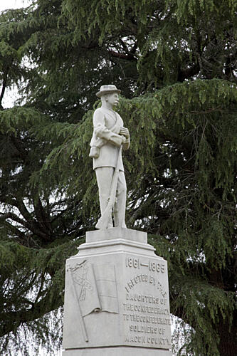 Confederate Statue in the Town Square of Tuskegee, Alabama Art Print