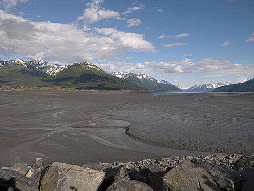 The Seward Highway in the Chugach National Forest, Alaska II Art Print