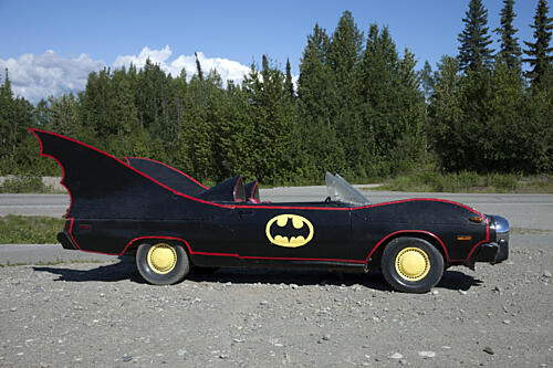 Batmobile Parked Near Denali National Park, Alaska Art Print