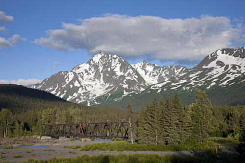 The Seward Highway in the Chugach National Forest, Alaska VIII Art Print