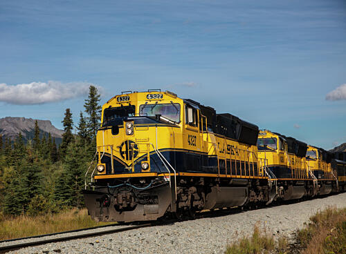 The Alaska Railroad Mark Arr II Art Print