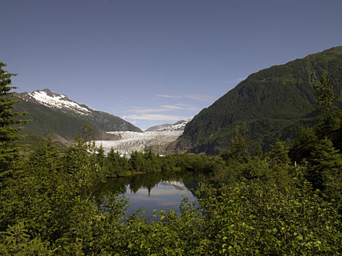 Mendenhall Glacier, Juneau, Alaska I Art Print
