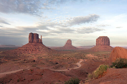 Monument Valley on Navajo Nation Land in Navajo County, Arizona Art Print