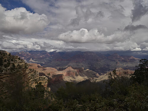 View from the South Rim of the Grand Canyon National Park, Arizona II Art Print