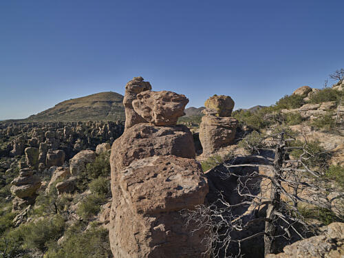 Formation in Chiricahua National Monument, in Cochise County, Arizona Art Print