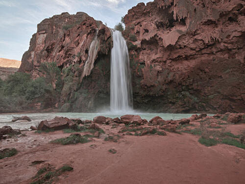 Havasu Falls in Havasu Canyon, in Coconino County, Arizona I Art Print