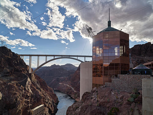 The 2010 Mike OCallaghan-Pat Tillman Memorial Bridge, Hoover Dam, Arizona Art Print