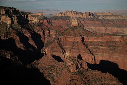 Craggy Cliffs of the Gorge at Grand Canyon National Park, Arizona Art Print