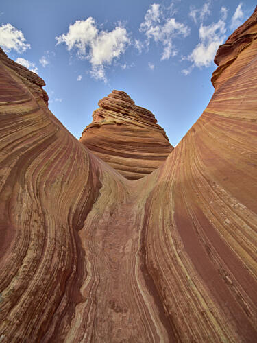 The Wave, Rock Formations in the Arizona Desert VI Art Print