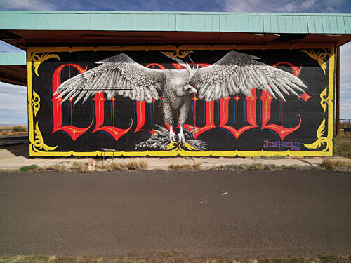 Mural by Jesse Hazelip Near the Small Settlement of Cameron in Coconino County, Arizona Art Print