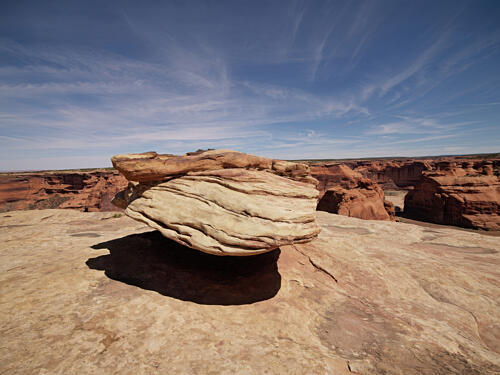 View of Canyon de Chelly National Monument in the Four Corners Region of Arizona Art Print