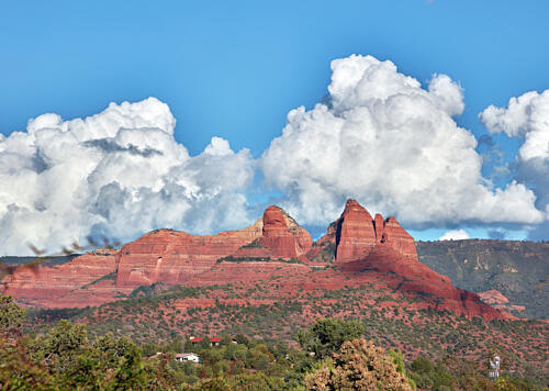 Red-Rock Formations Near Cottonwood, Arizona Art Print