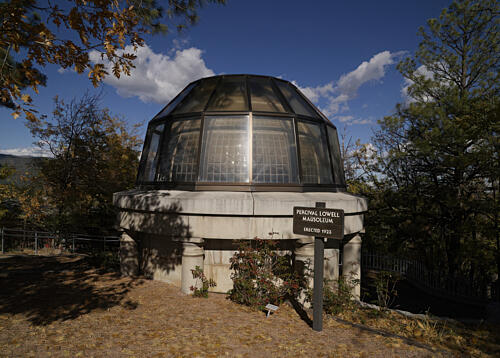 Upper Portion of Percival Lowells Mausoleum, Lowell Observatory in Flagstaff, Arizona Art Print