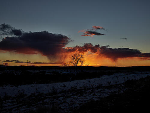 Near the Settlement of Ganado on Navajo Nation Land in Far Northeast Arizona II Art Print