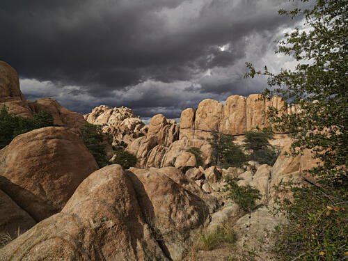The Granite Dells, Igneous-Rock Formations Near Prescott, Arizona I Art Print