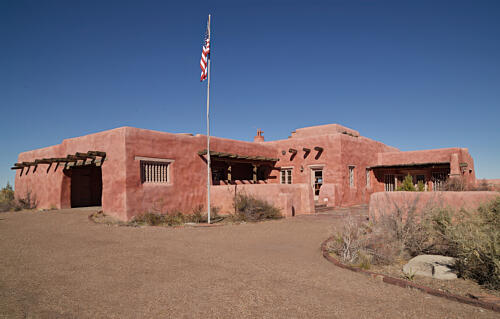 The Painted Desert Inn, Near Holbrook in Arizonas Remote Navajo County Art Print