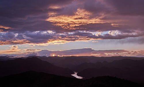 Sunset Near Page, Arizona III Art Print