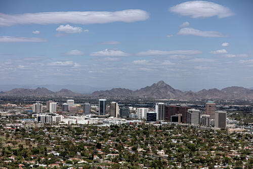 Downtown Phoenix, Arizona Art Print