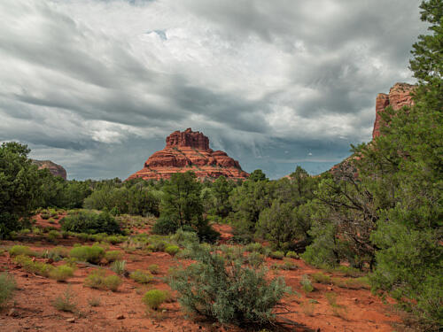 Strikingly Beautiful Red Rocks in Sedona, Arizona I Art Print