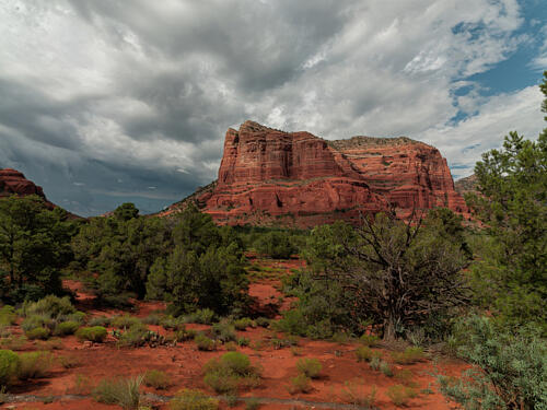 Strikingly Beautiful Red Rocks in Sedona, Arizona II Art Print