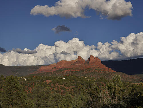 The Famous Red-Sandstone Formations That Surround Sedona, Arizona I Art Print