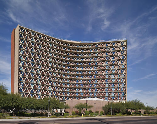 Manzanita Hall, a Coed Dormitory on University Campus in Tempe, Arizona Art Print