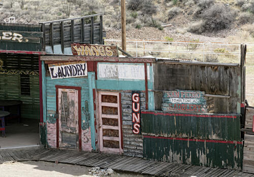 A Piece of the Old Theme Park and Movie Set, Tombstone, Arizona Art Print