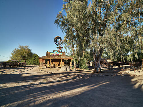 Depot for the Stagecoaches at the White Stallion Ranch, Tucson, Arizona Art Print