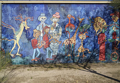 Colorful Murals in Tucson, Arizona II Art Print