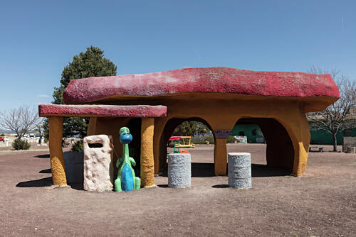 Flintstones Bedrock City, a Small, Family-Run Theme Park, Valle, Arizona Art Print