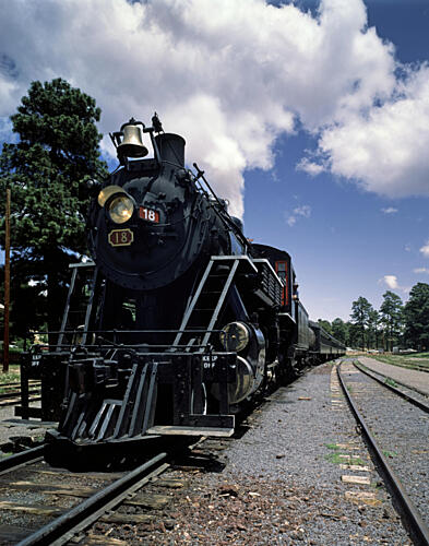 Steam Engine of the Grand Canyon Railroad, Which Runs from Williams, Arizona Art Print